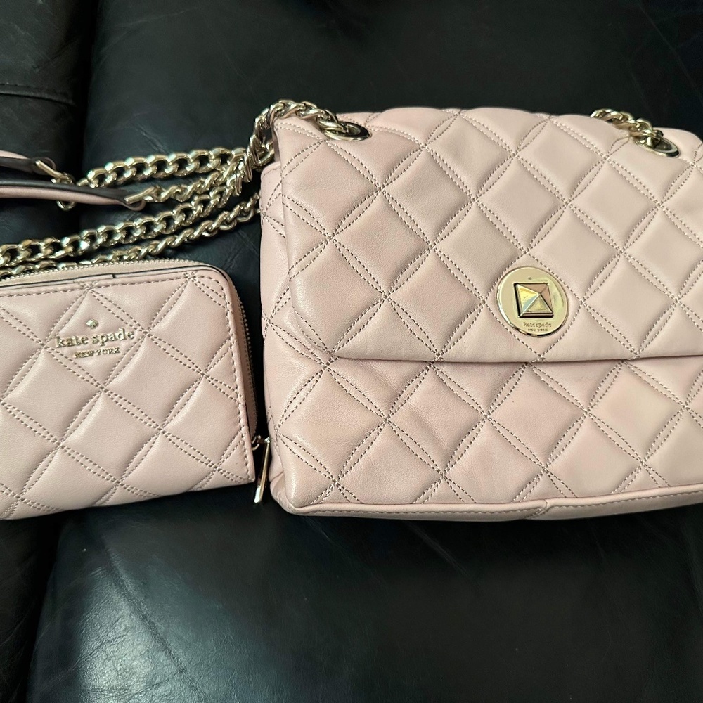 Kate spade small quilted shoulder bag